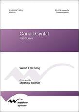 Cariad Cyntaf SAATB choral sheet music cover